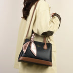 Aster & Wolfe x Eden Studios | Sloane Two-Tone Leather Tote