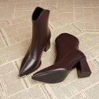 Diane | Pointed Toe Ankle Boots