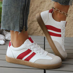 Fiona | Retro Stripe Sneakers
