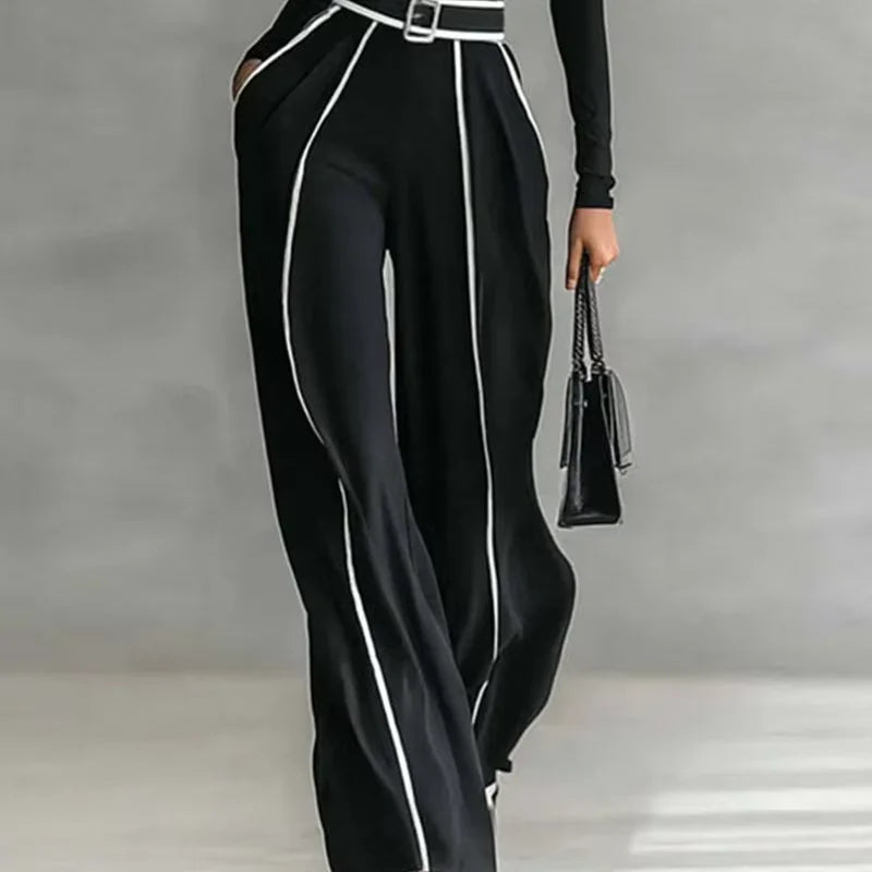 Aris | Contrast Trim Jumpsuit
