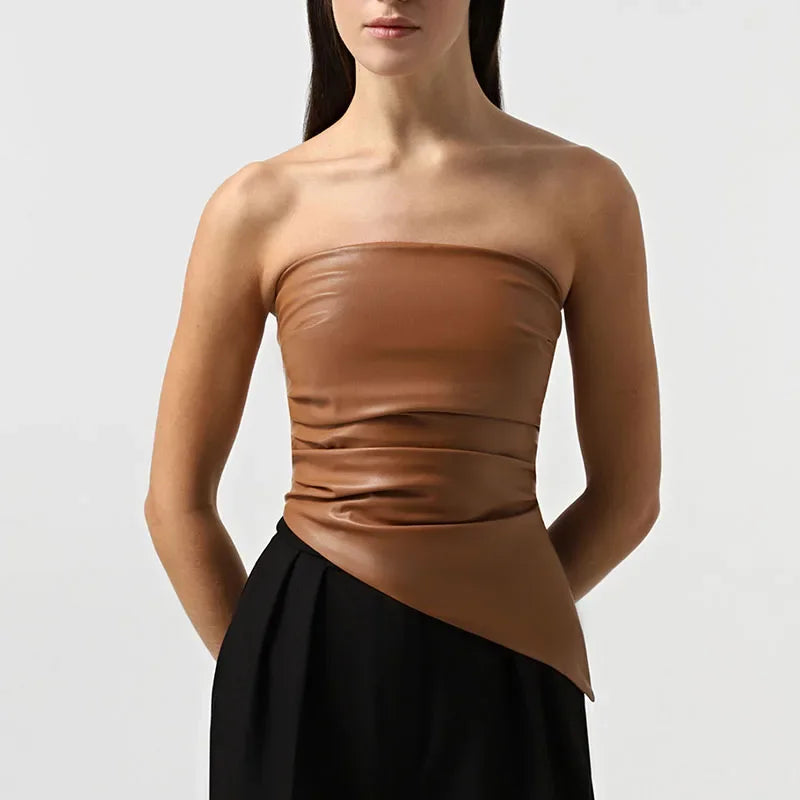 Aster & Wolfe | Celine Leather Top