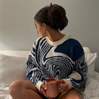 Isla | Swirl Knit Sweater