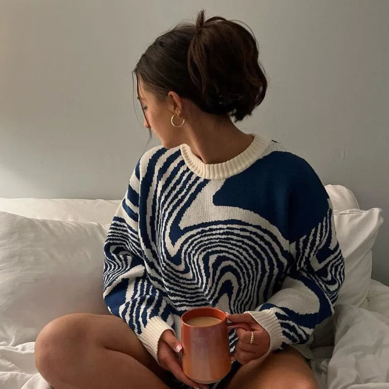 Isla | Swirl Knit Sweater