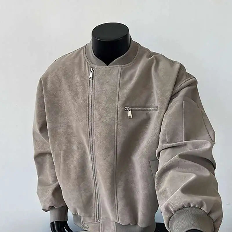 Dario | Suede Bomber Jacket