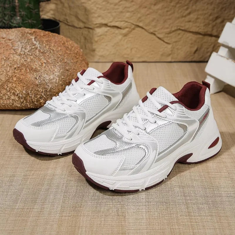 Halo | Silver Mesh Sneakers