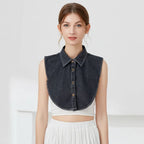 Aster & Wolfe Denim Detachable Collar