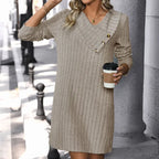 Elodie | Ribbed Knit Dress