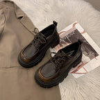 Rebecca | Chunky Leather Derbys