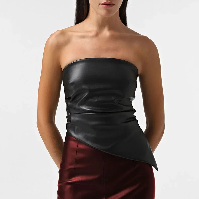 Aster & Wolfe | Celine Leather Top