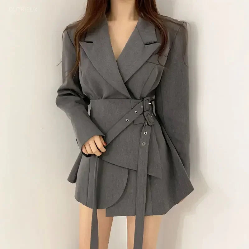 Zuri | Belted Blazer Dress