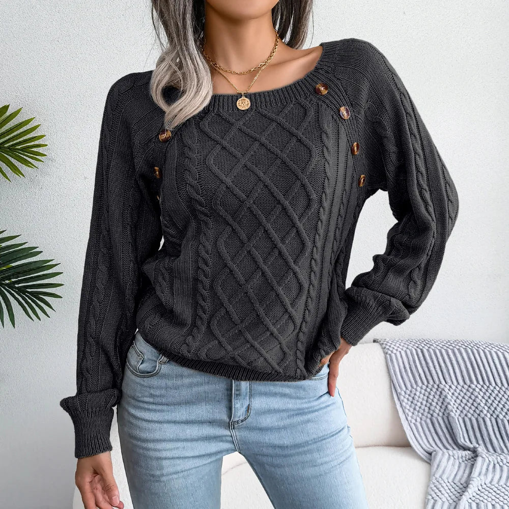 Aria | Elegant cable knit sweater