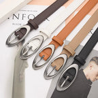 Noelle Oval Buckle Belt