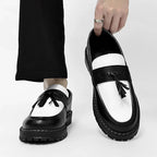 Vincent | Two-Tone Tassel Loafers