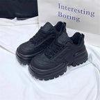 Luna | Quilted Platform Sneakers