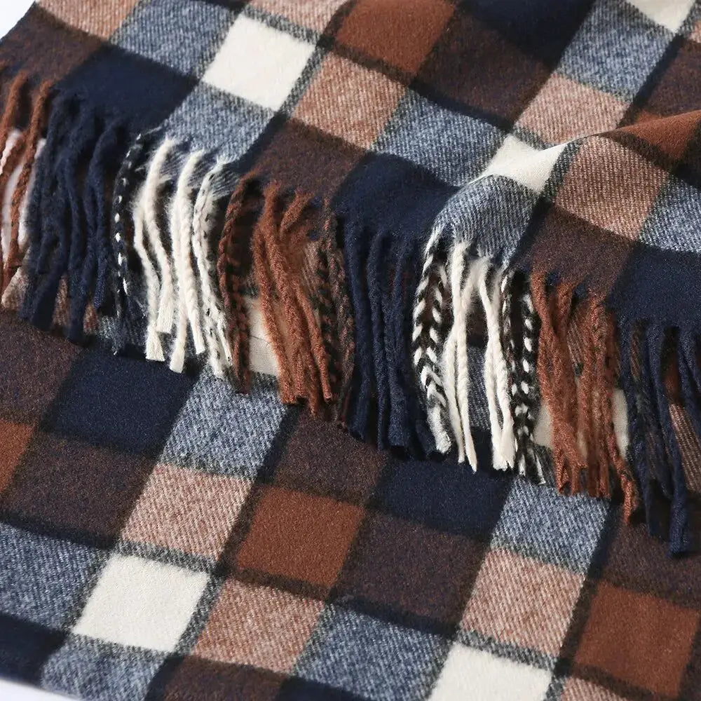 Rowan Checked Scarf