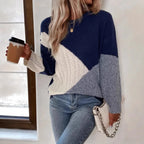 Camille | Colorblock Knit Sweater