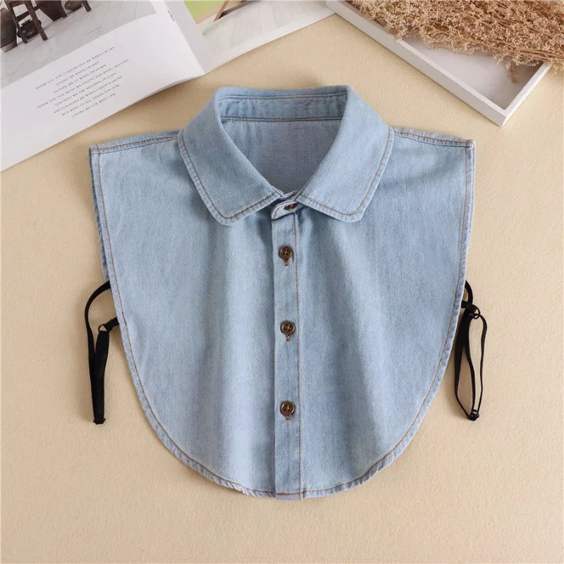 Aster & Wolfe Denim Detachable Collar