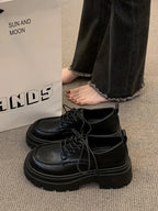 Rebecca | Chunky Leather Derbys