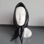 Noire Luxe Leather Headscarf