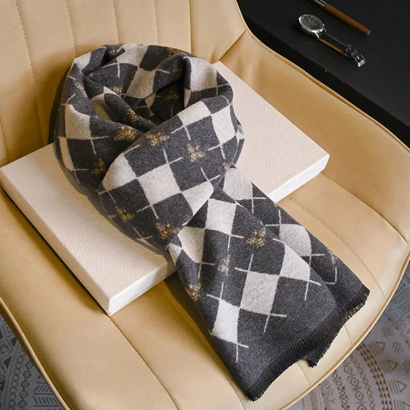 Aster & Wolfe Patterned Neckscarf