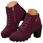 Clara | Lace-Up Ankle Boots