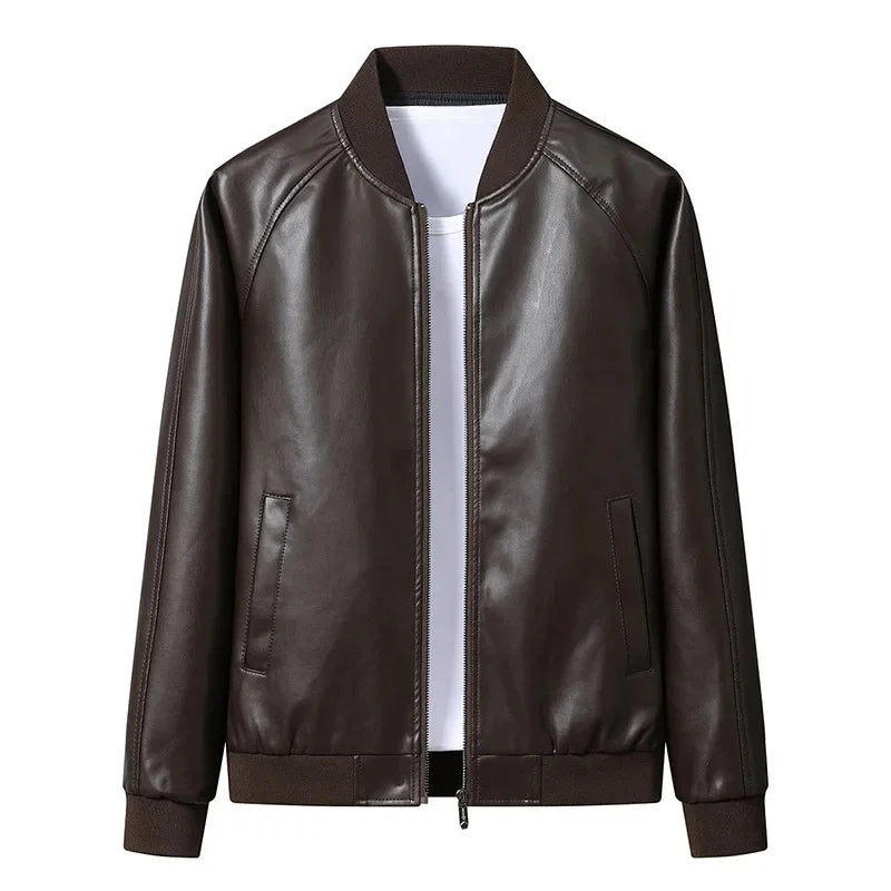 Aster & Wolfe Oslo Leather Bomber