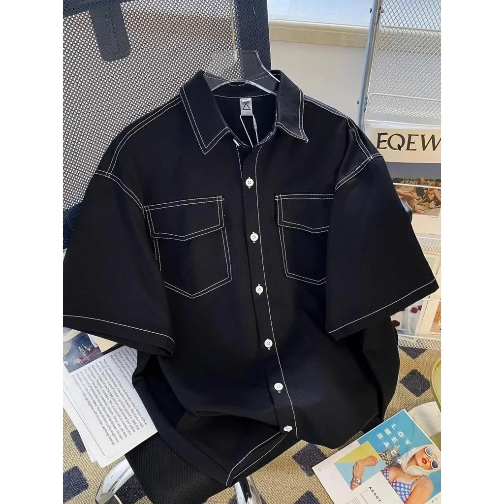 Hugo | Contrast Stitch Shirt