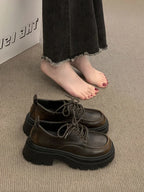 Rebecca | Chunky Leather Derbys