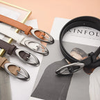 Noelle Oval Buckle Belt