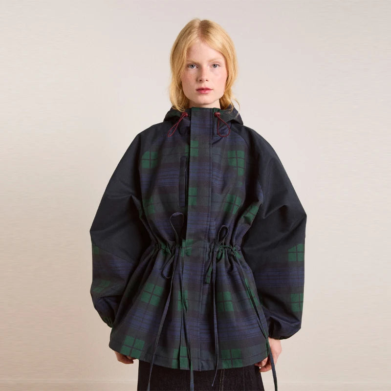 Scarlett | Grid Loose Coat