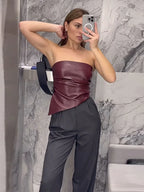 Aster & Wolfe | Celine Leather Top