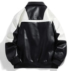 Zurich | Panelled Leather Jacket