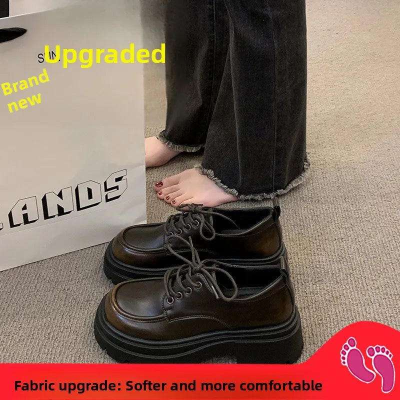 Rebecca | Chunky Leather Derbys