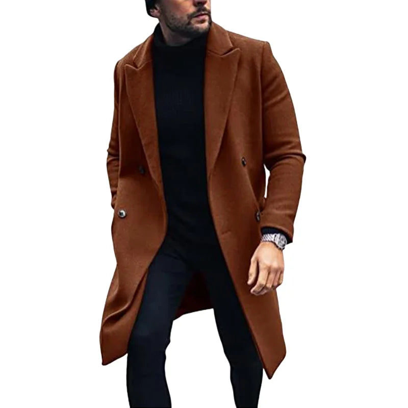 Matteo | Standing Wool Overcoat