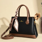 Aster & Wolfe x Eden Studios | Sloane Two-Tone Leather Tote