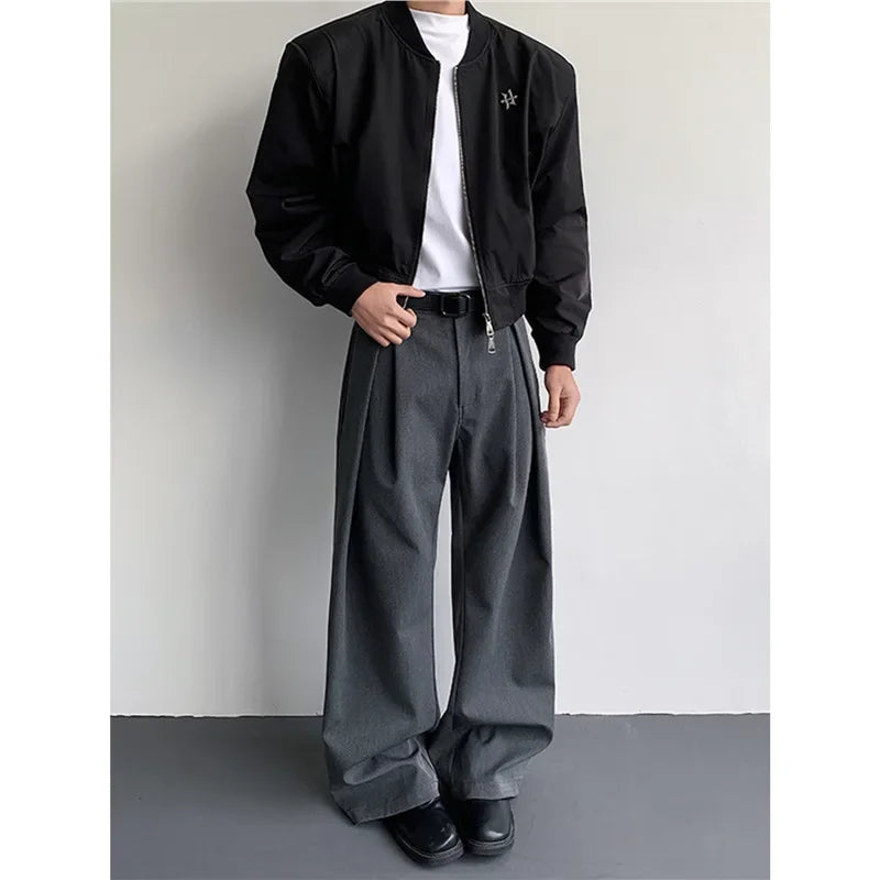 Elliot | Pleated Wide-Leg Trousers