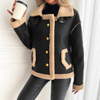 Alara | Elegant Faux Fur-Lined Coat