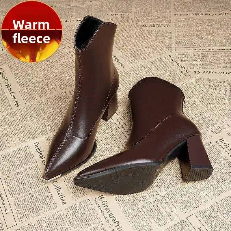 Diane | Pointed Toe Ankle Boots