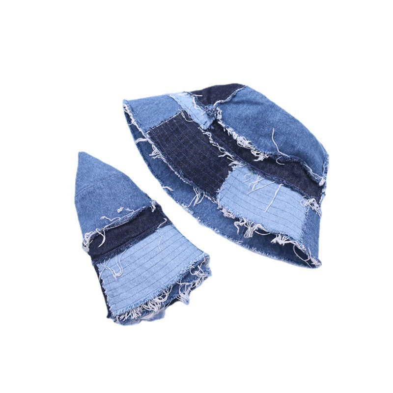 Mercer Patchwork Denim Bucket Hat