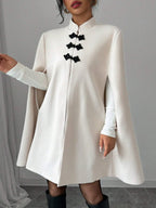 Elise | Wool-Blend Cape Coat