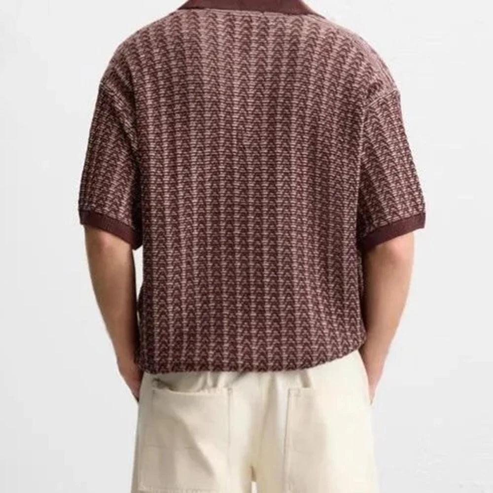 Richard | Retro Knit Polo