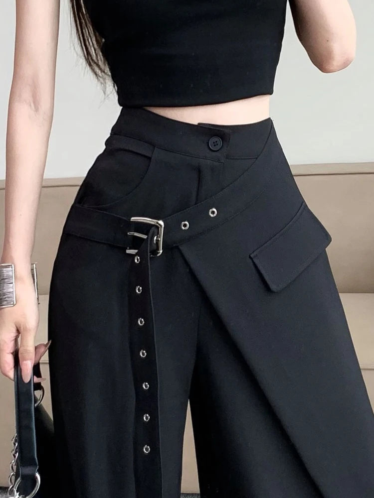 Aria | Draped Trouser with Belt