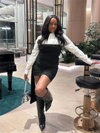 Vivienne | Contrast Mini Dress