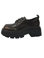 Rebecca | Chunky Leather Derbys