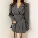 Zuri | Belted Blazer Dress