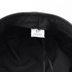 Raven Studded Leather Cap