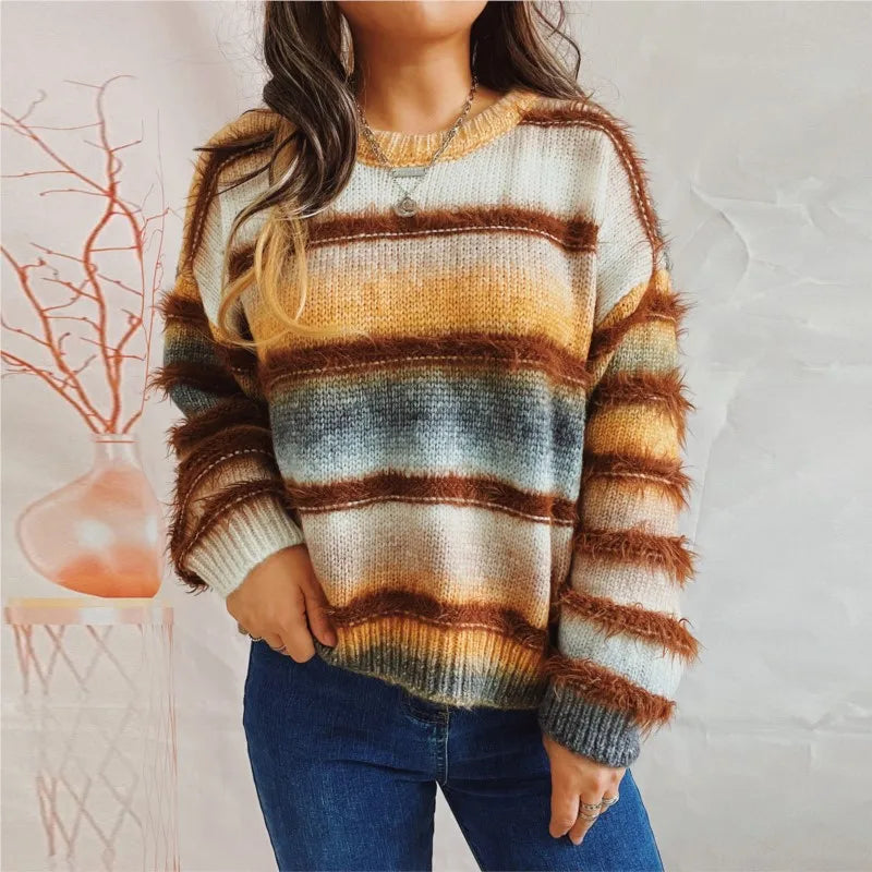 Maren | Striped Knit Sweater