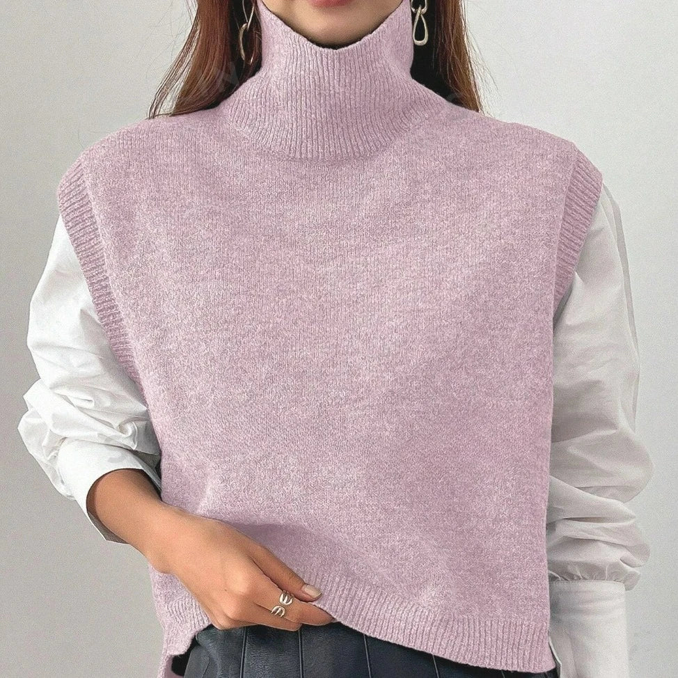 Ines | Wool Turtleneck Vest