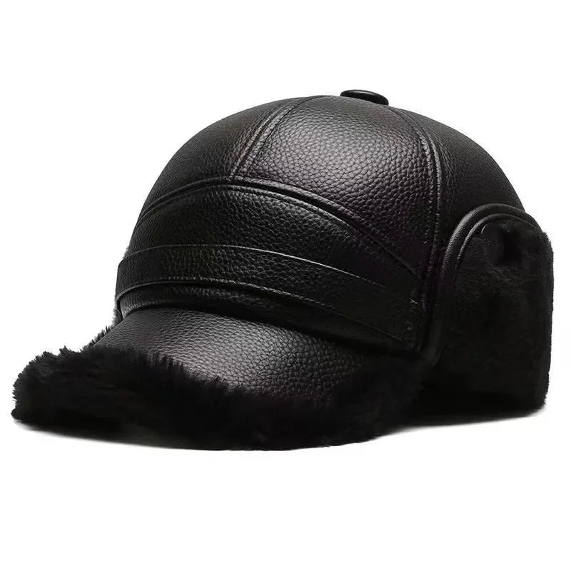 Draven Faux Leather Hat