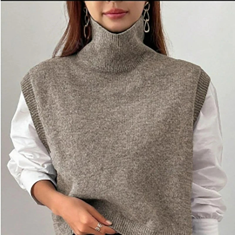 Ines | Wool Turtleneck Vest